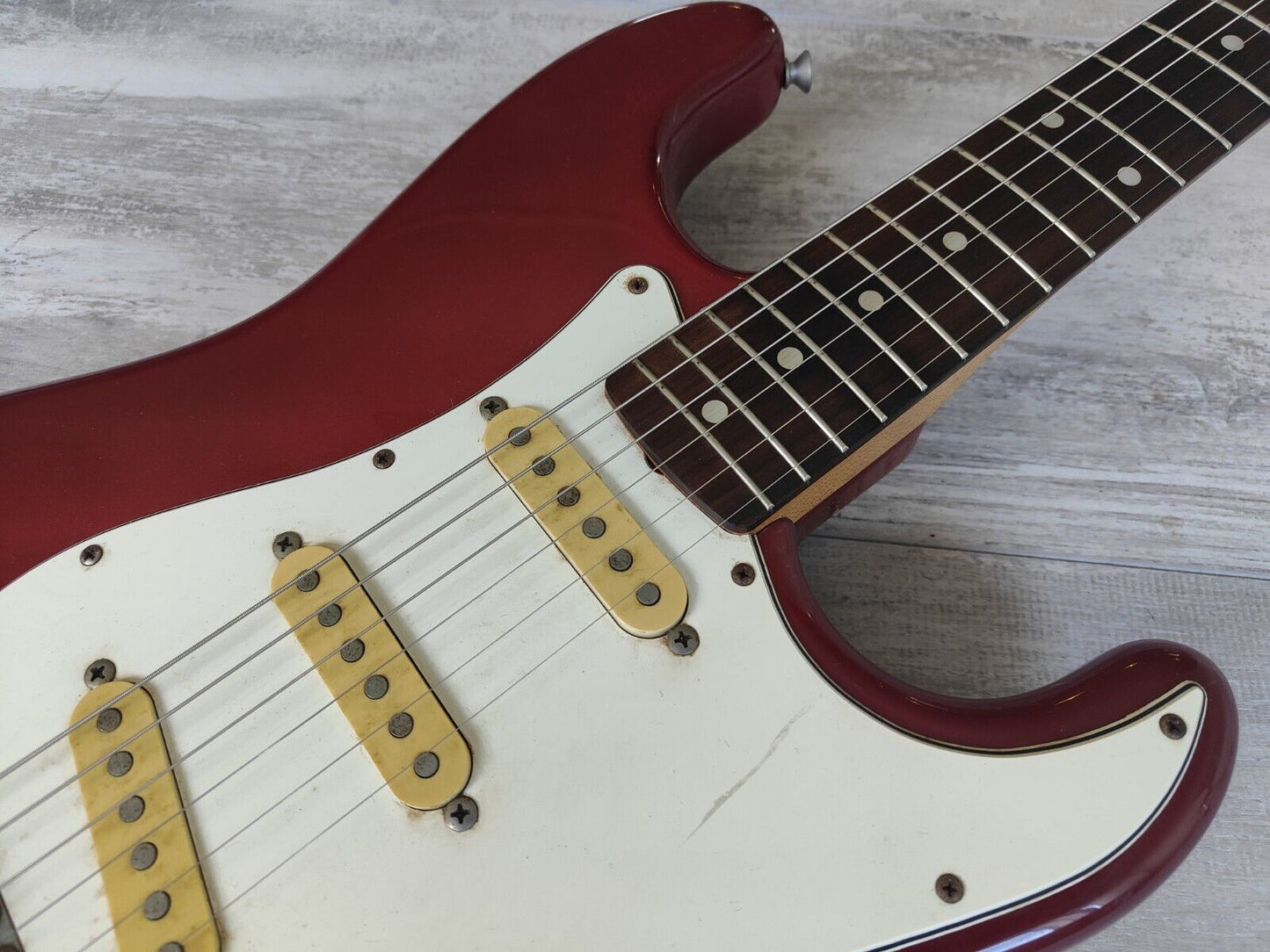 1992 Squier Japan "Silver Series" Stratocaster (Red)