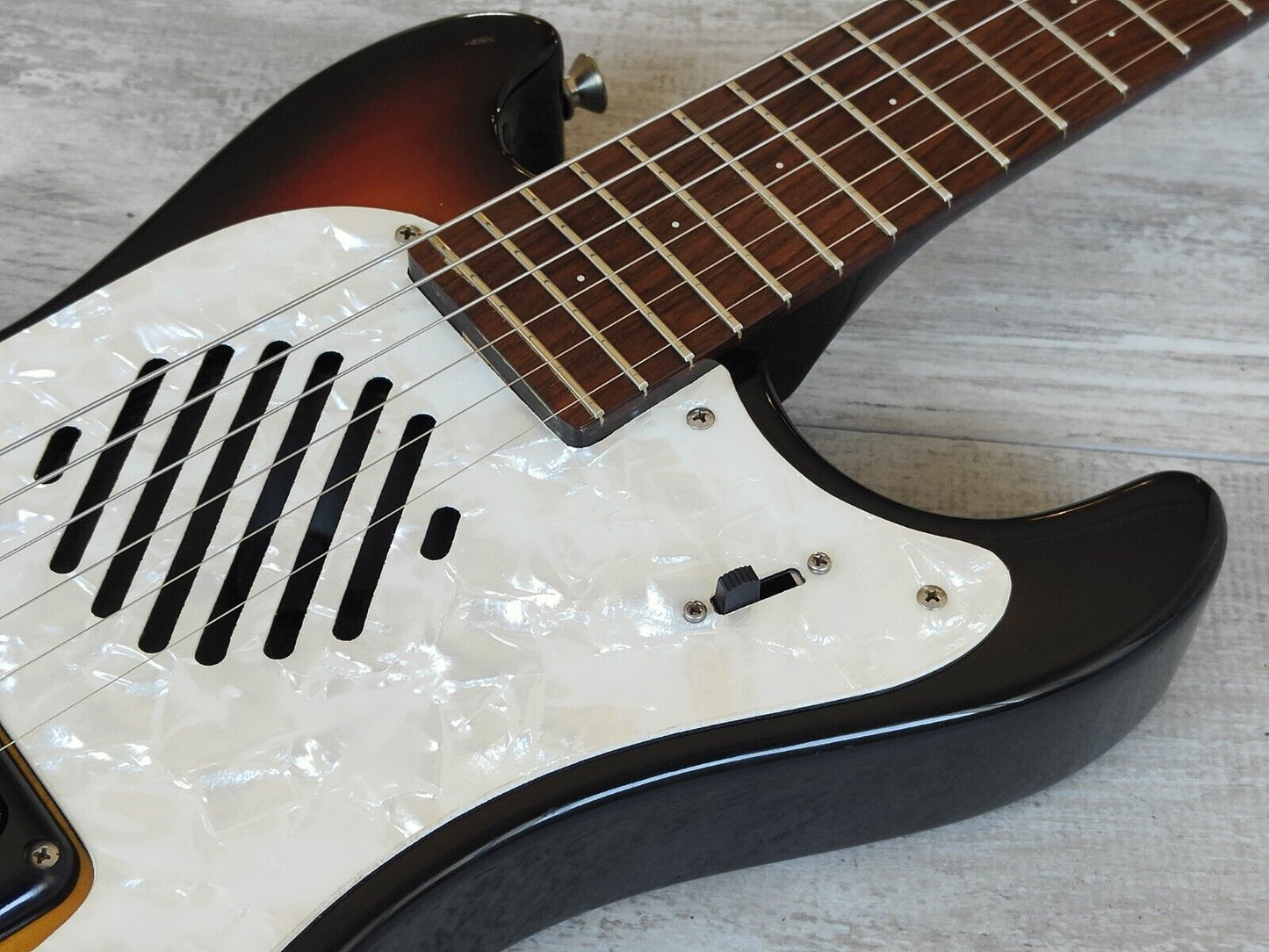 Marine Rider Mini Mosrite Travel Guitar (Made in Japan)