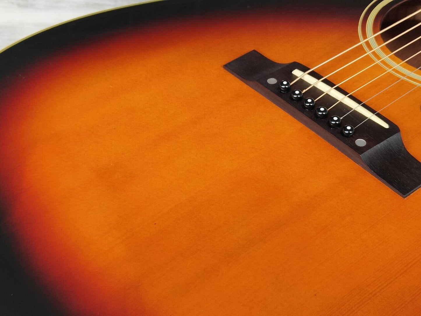 1981 Greco Japan W-404BSE Acoustic Guitar w/P90 Pickup (Brown Sunburst)