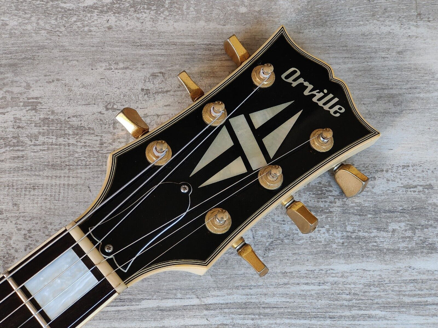 1989 Orville (Gibson) Japan LPC-75 '60's Reissue Les Paul Custom (White)