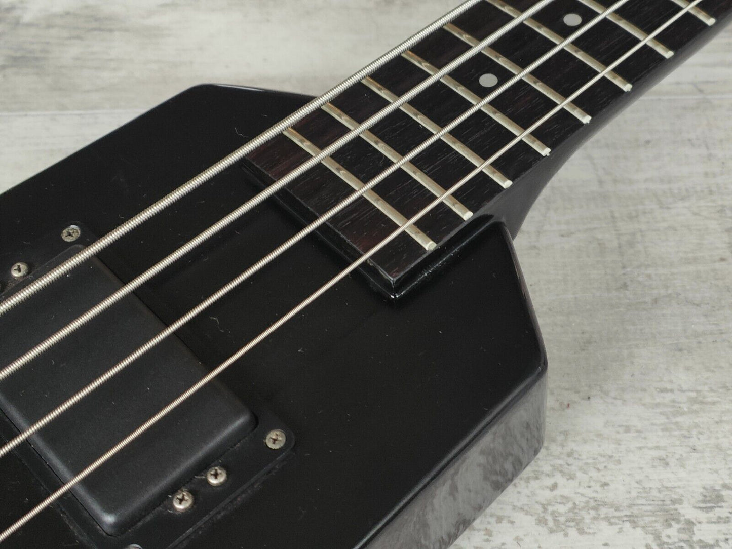 Unknown Hohner B2 Style Headless Bass Guitar (Black)