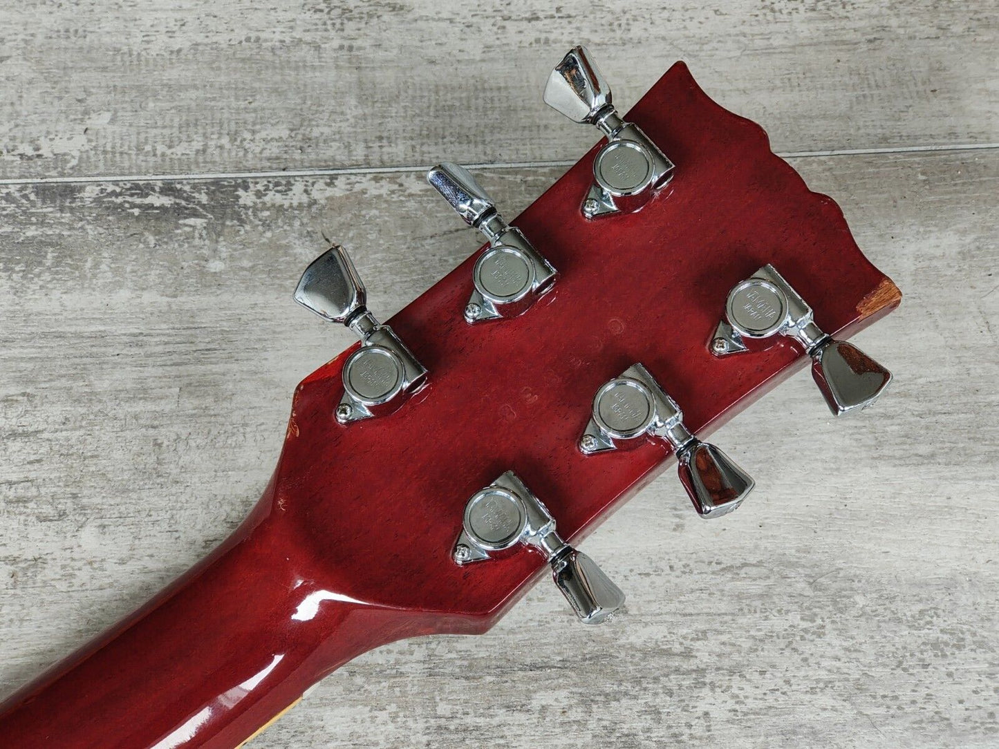 1980 Yamaha Japan SA-1000 ES-335 Semi Hollowbody Electric Guitar (Persimmon Red)