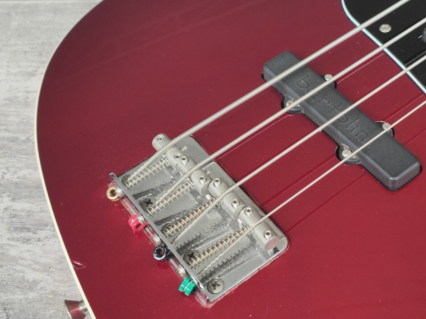 2010 Fender Japan Aerodyne PJ Jazz Bass w/Bartolini's (Old Candy Apple Red)