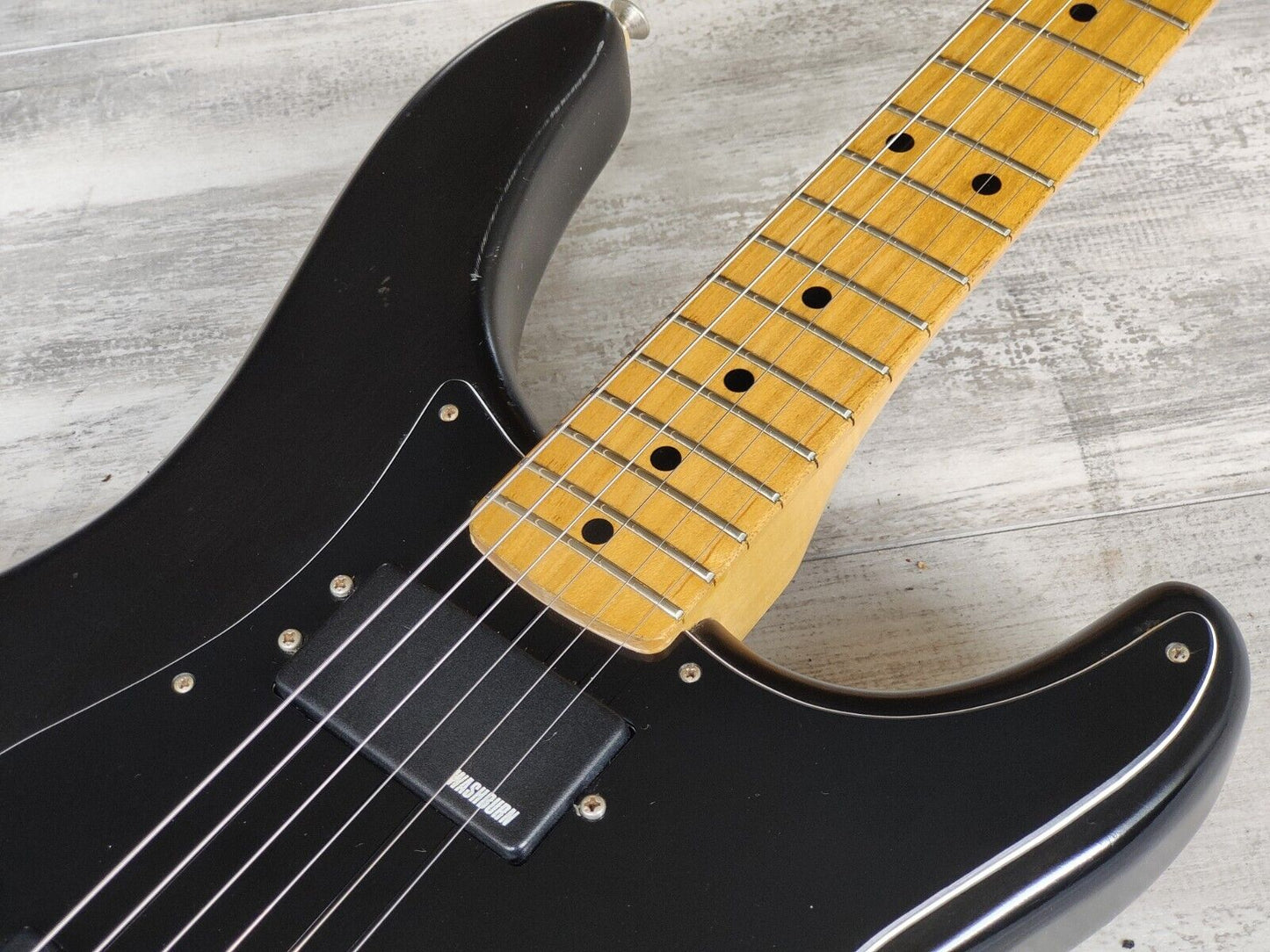 1984 Washburn Japan Force 2 Double Cutaway (Black)