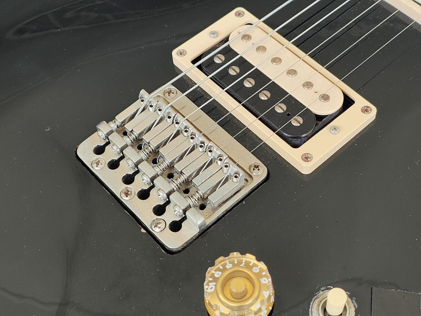 1981 Aria Pro II Japan CS-400 Cardinal Double Cutaway (Black)