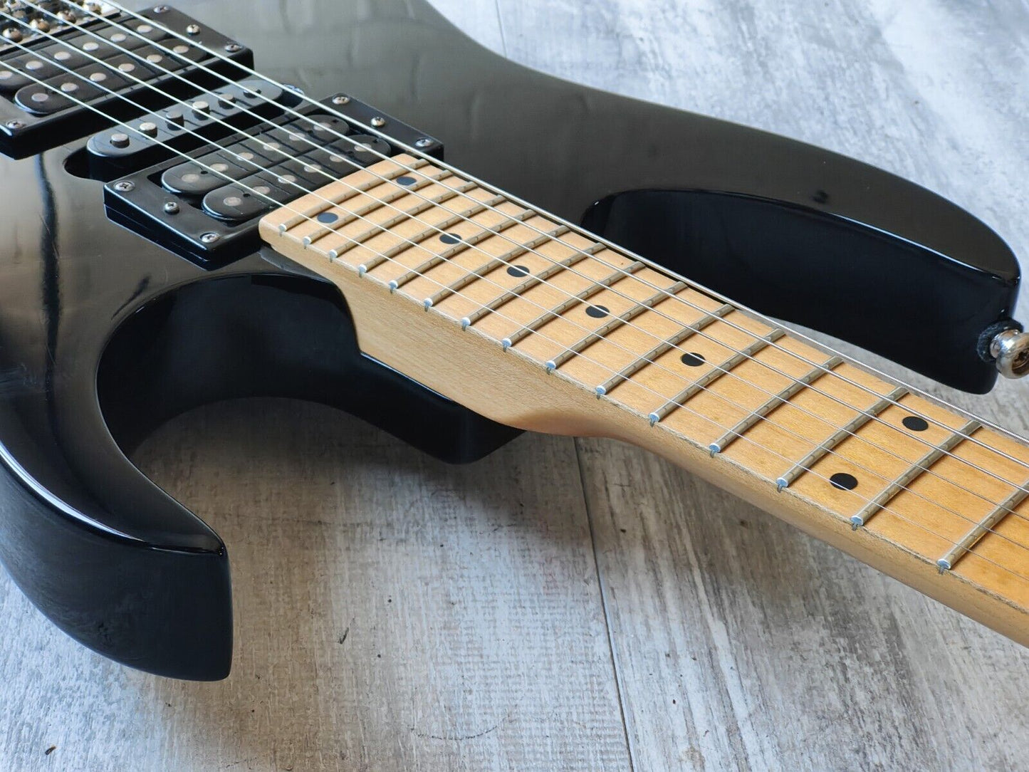 1998 Ibanez RG170 HSH Superstrat (Black)