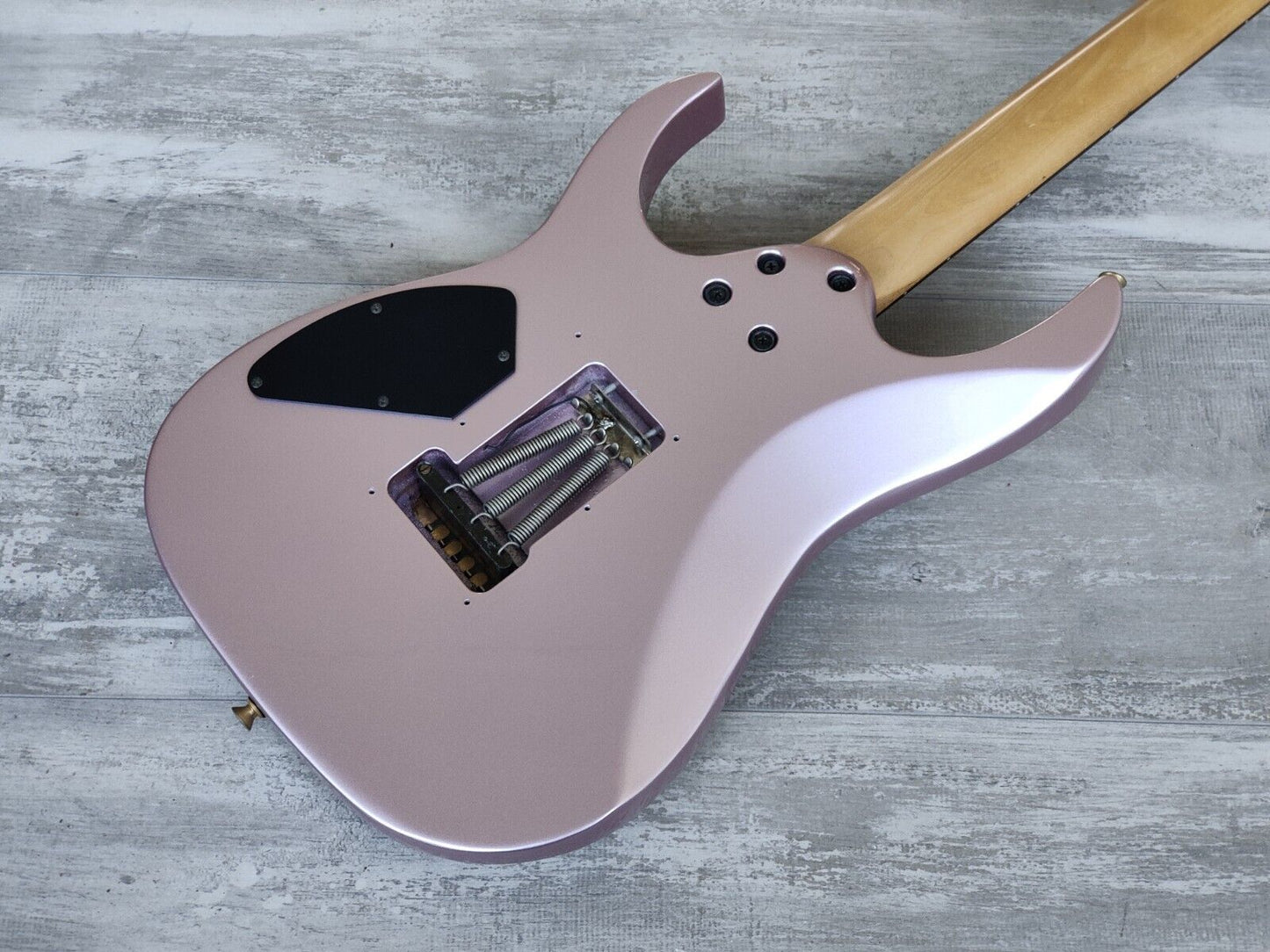 1995 Ibanez Japan RG370GH HSH Superstrat (Refinished Metallic Pink/Purple)