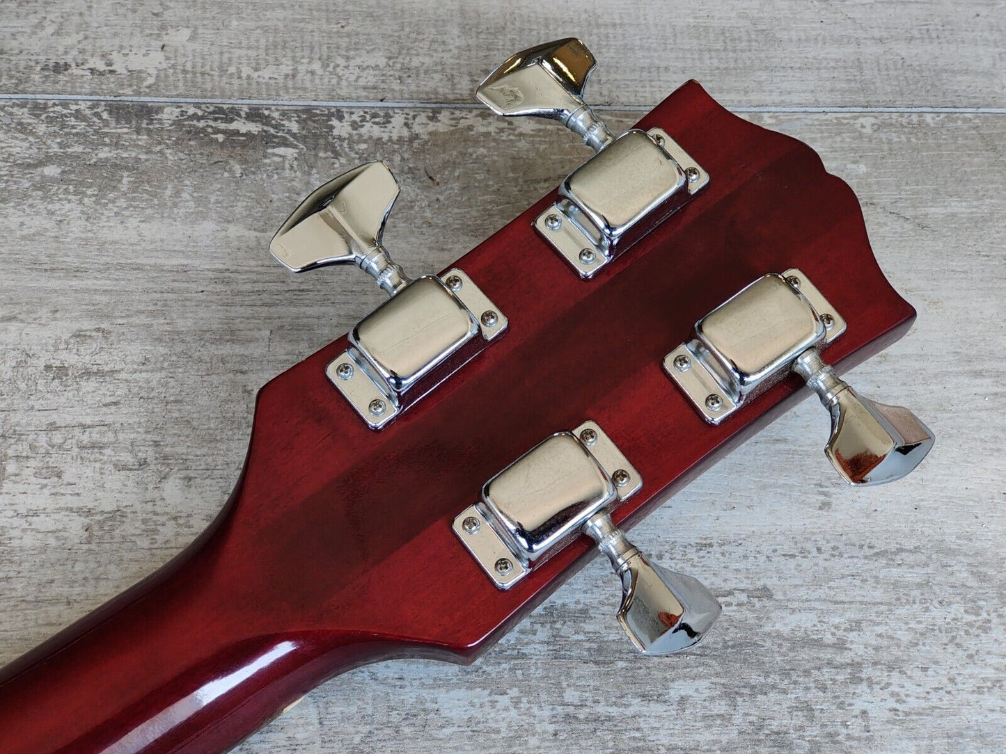 1974 Greco Japan EB420 SG EB Double Cutaway Bass (Cherry Red)