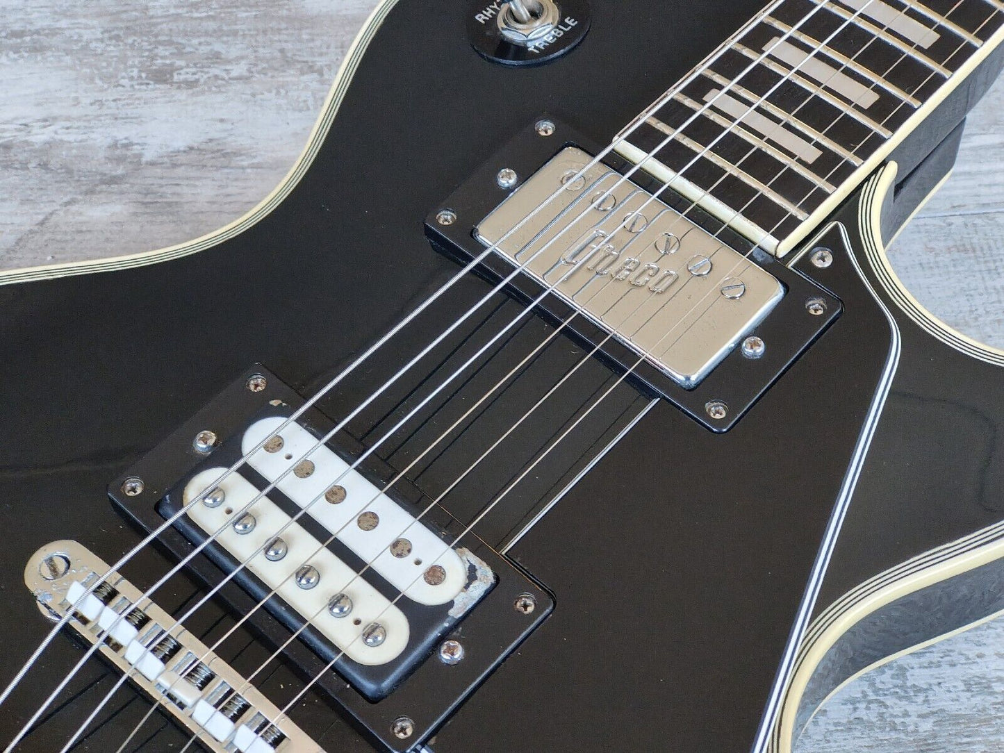 1973 Greco Japan EG-420 Les Paul Custom (Ebony)