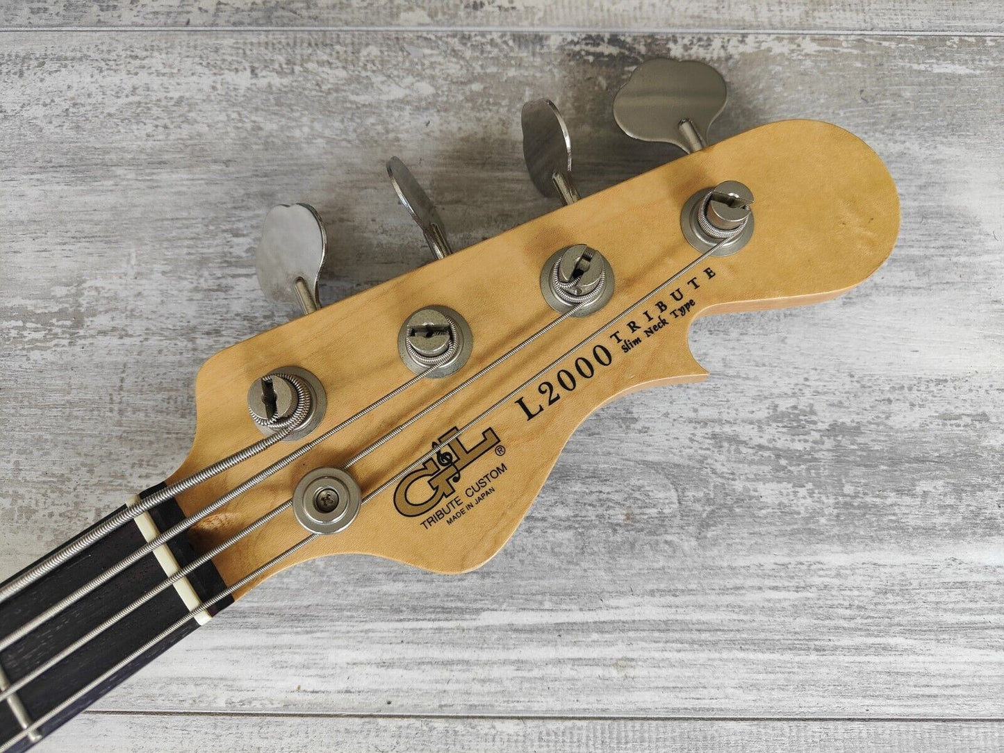 1996 G&L Japan L-2000 Tribute Custom "Slim Neck" Bass (Black)