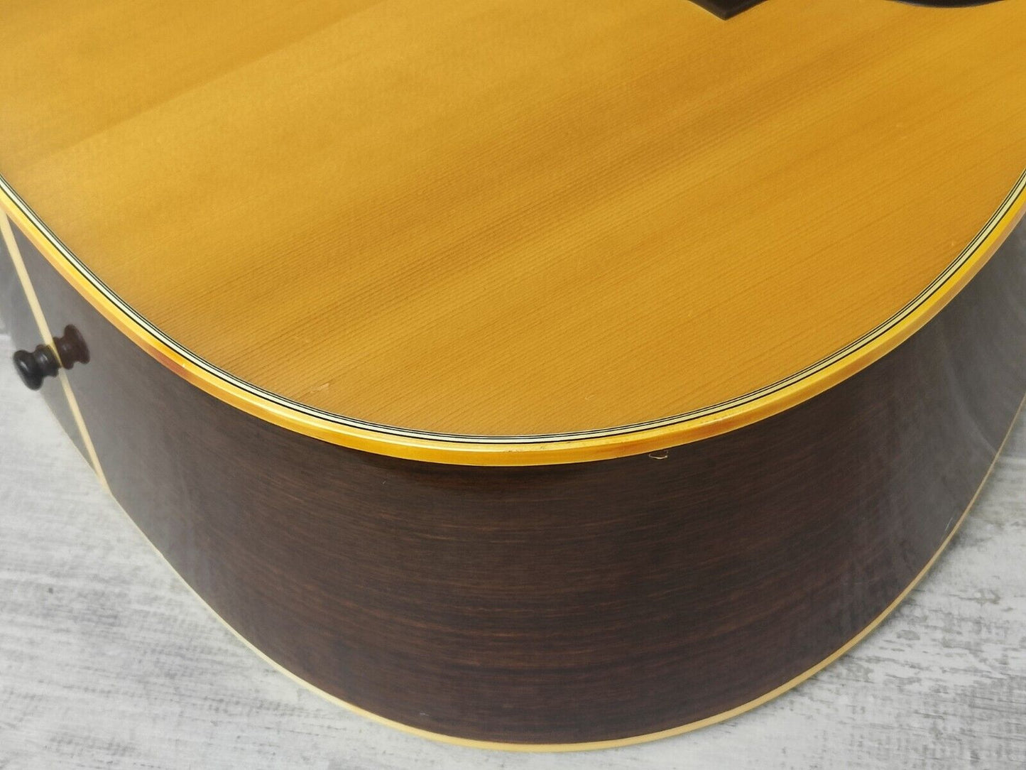 1976 Rider Japan R-350 (Momose) Vintage Acoustic Dreadnought Guitar (Natural)