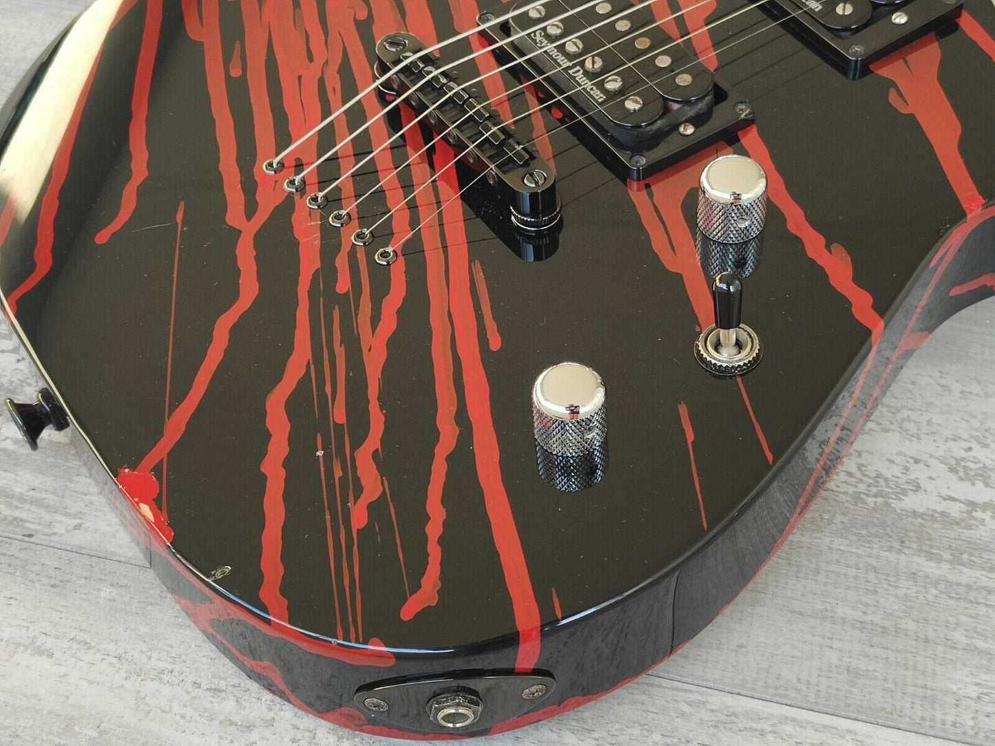 2000's Jackson Stars Neckthrough Soloist w/Seymour Duncan's (Blood Drip)