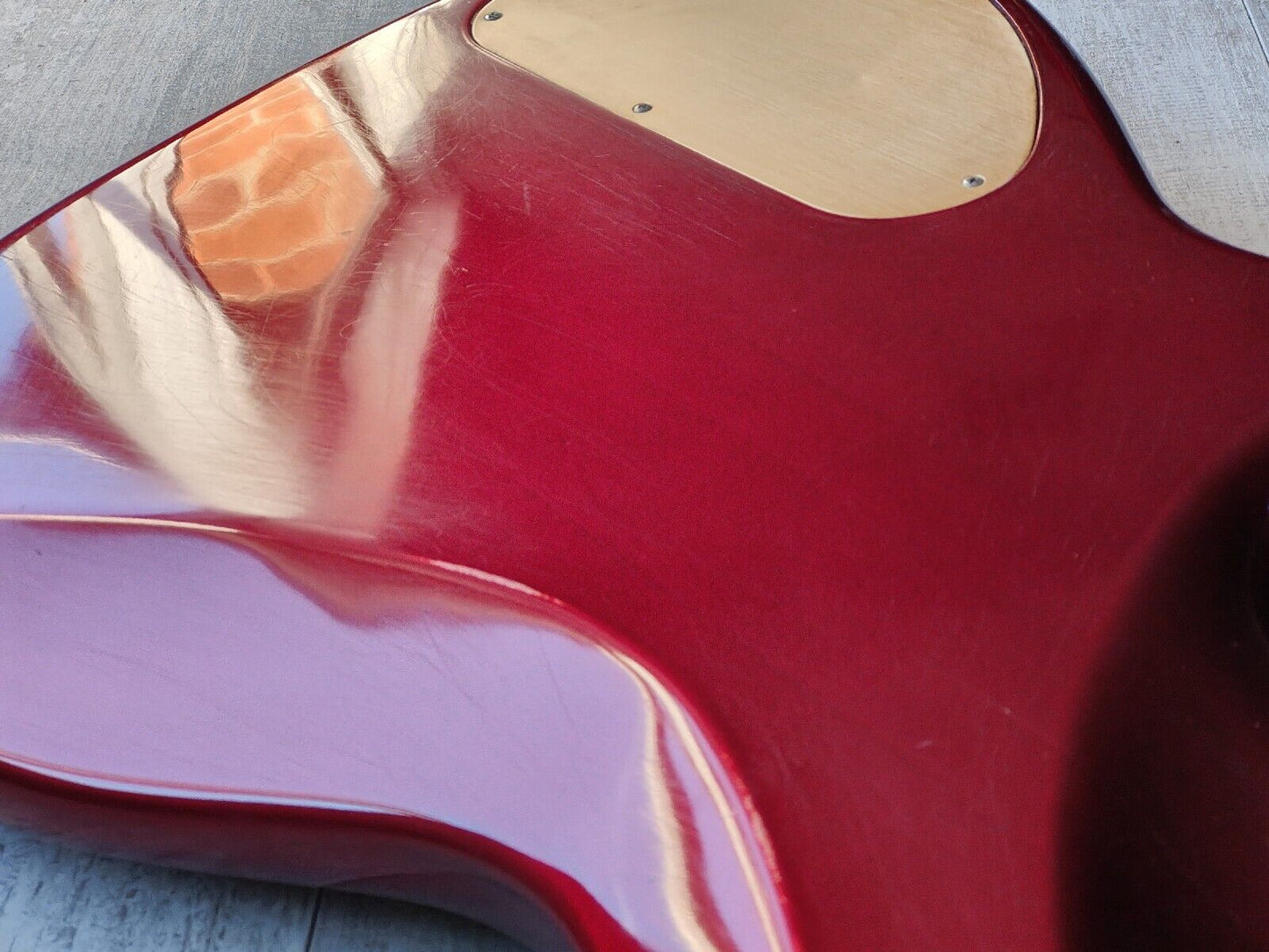 1983 Aria Pro II Japan SB Elite-II Electric Bass (Deep Red Metallic)