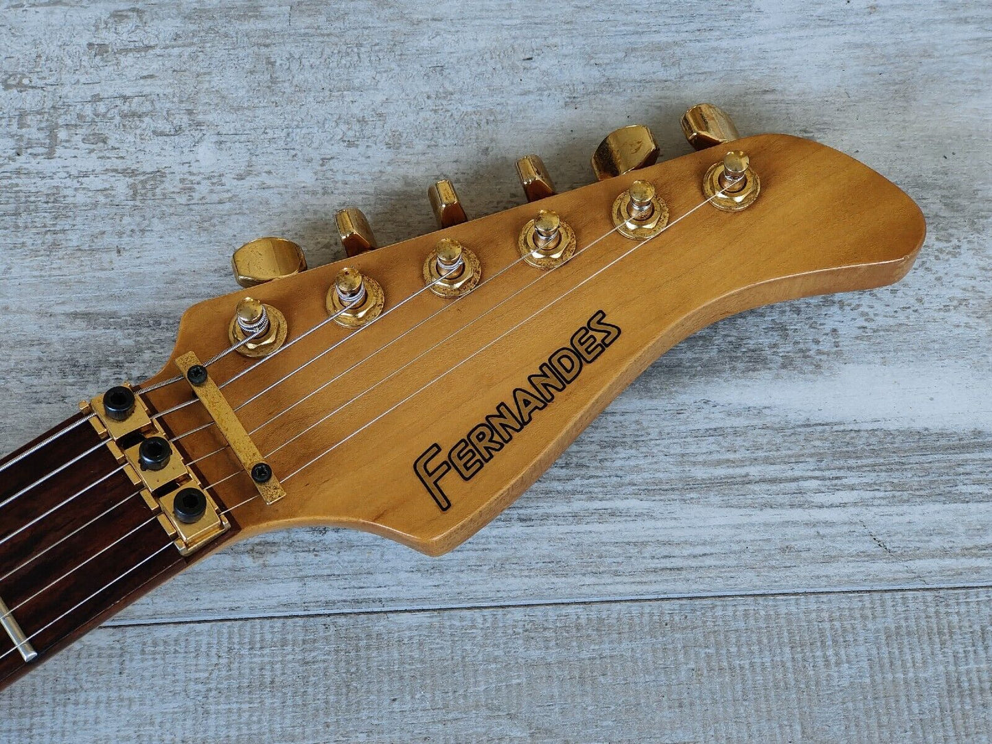 1993 Fernandes Japan FR-75 Revolver Superstrat (Natural)