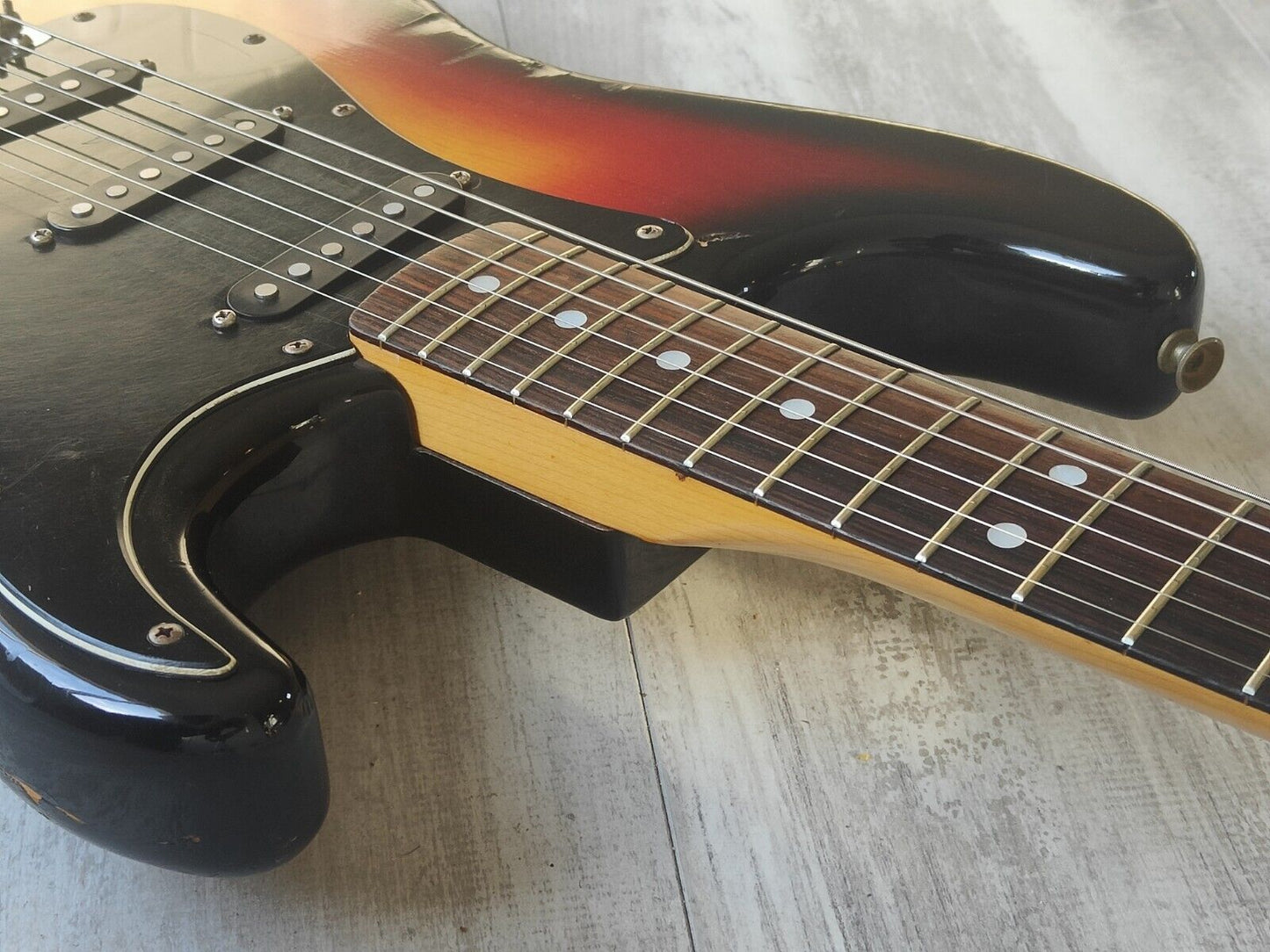 1982 Tokai Japan SS-36 Silver Star Stratocaster Relic (Sunburst)