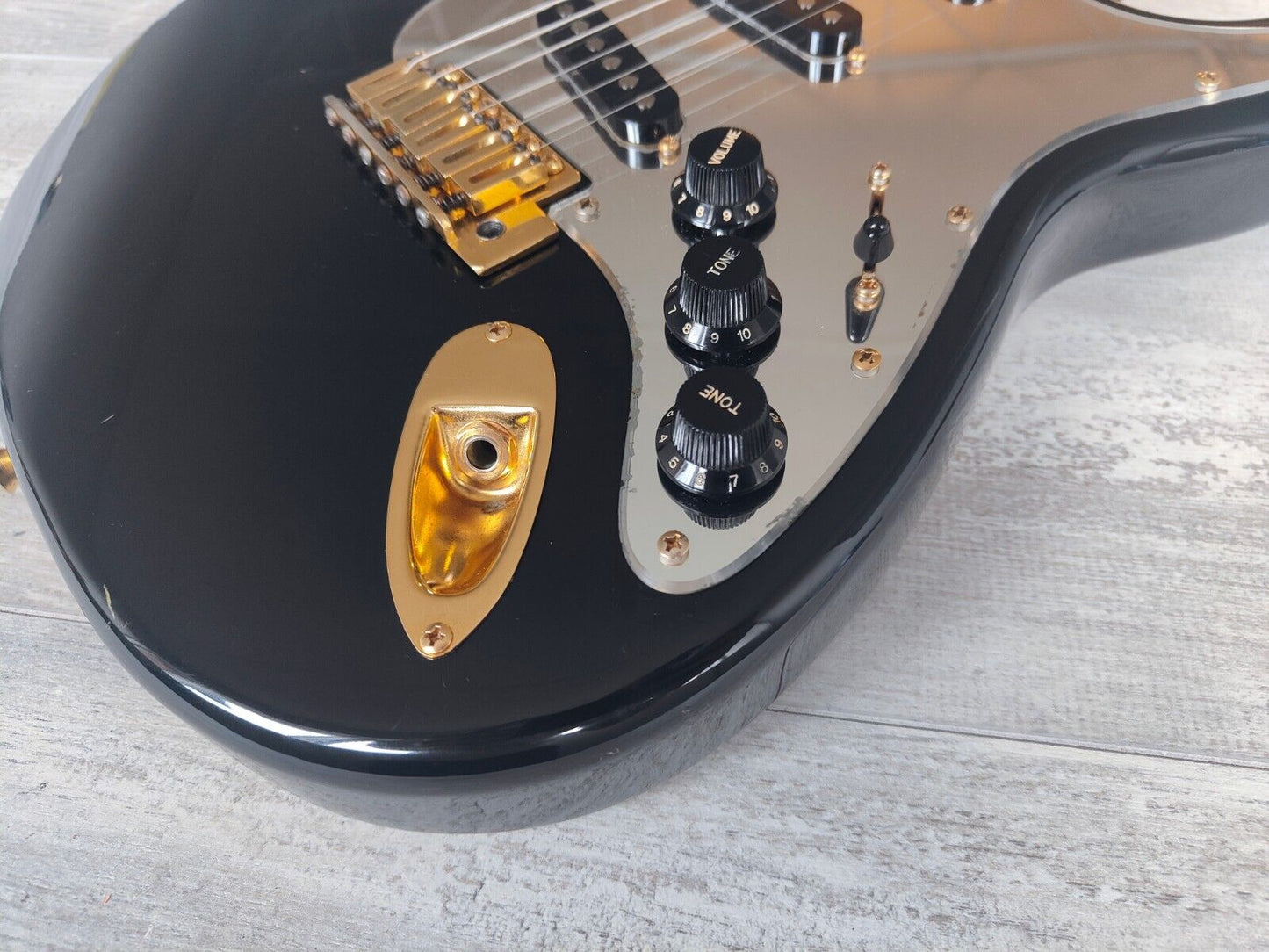 1980's Bill Lawrence (by Morris Japan) BM2R-55G Stratocaster (Black)