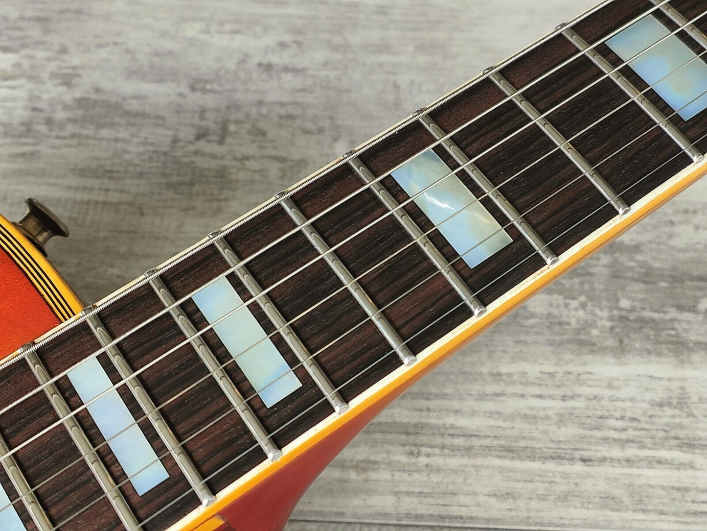 1975 Greco Japan EG-1000R Les Paul Custom w/Mick Harron Refret (Cherry Sunburst)