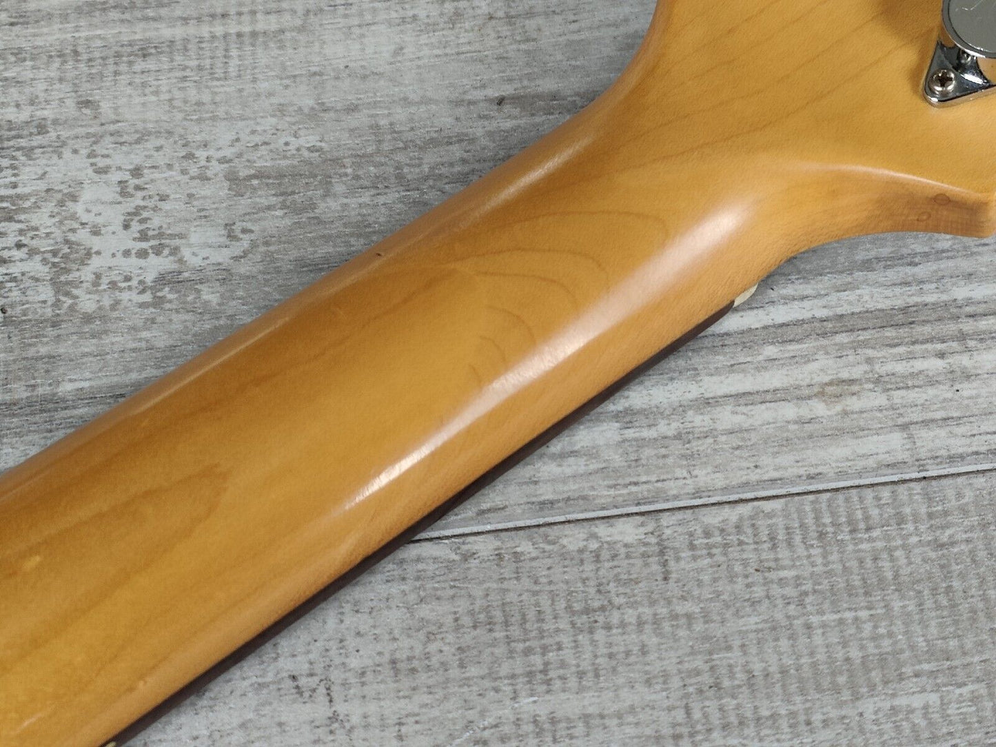 1985 BC Rich Japan NJ Series Mockingbird Bass w/Varitone (Aged White)