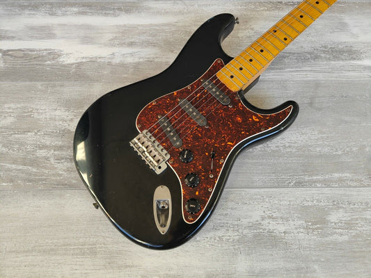 1980's Bill Lawrence (by Morris Japan) Challenger '57 Style Stratocaster (Black)