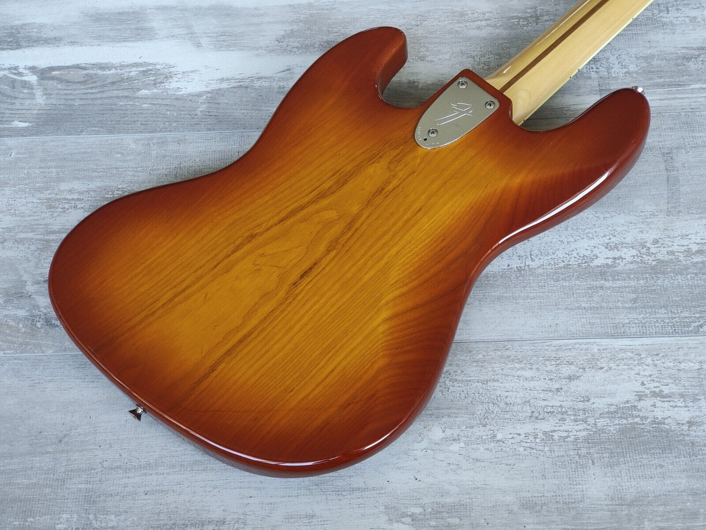 2004 Fender Japan JB75 '75 Reissue Jazz Bass (Light Amber Sunburst)