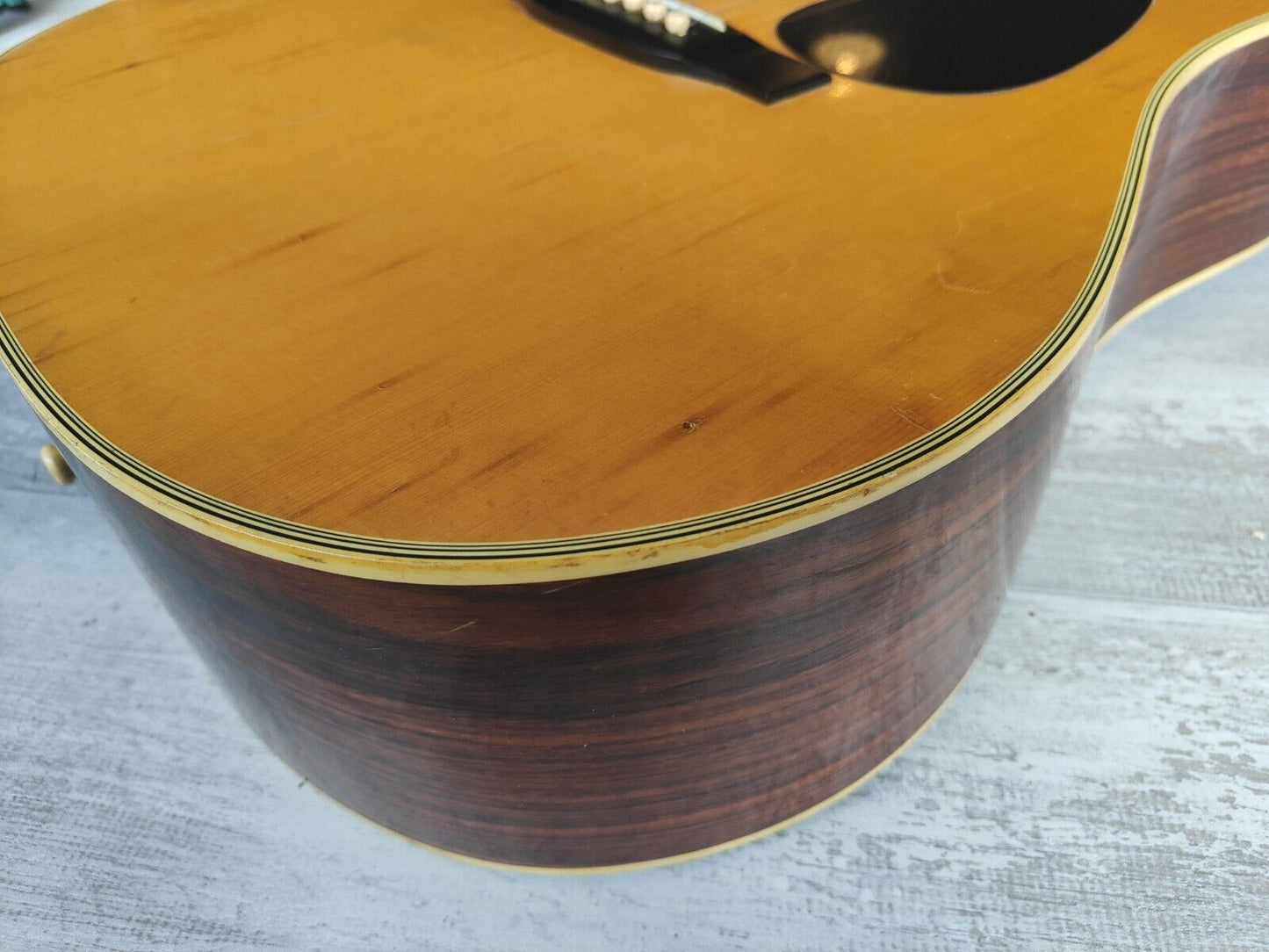 1980's Tokai Cat's Eyes CE-300 Vintage Acoustic Dreadnought Guitar (Natural)