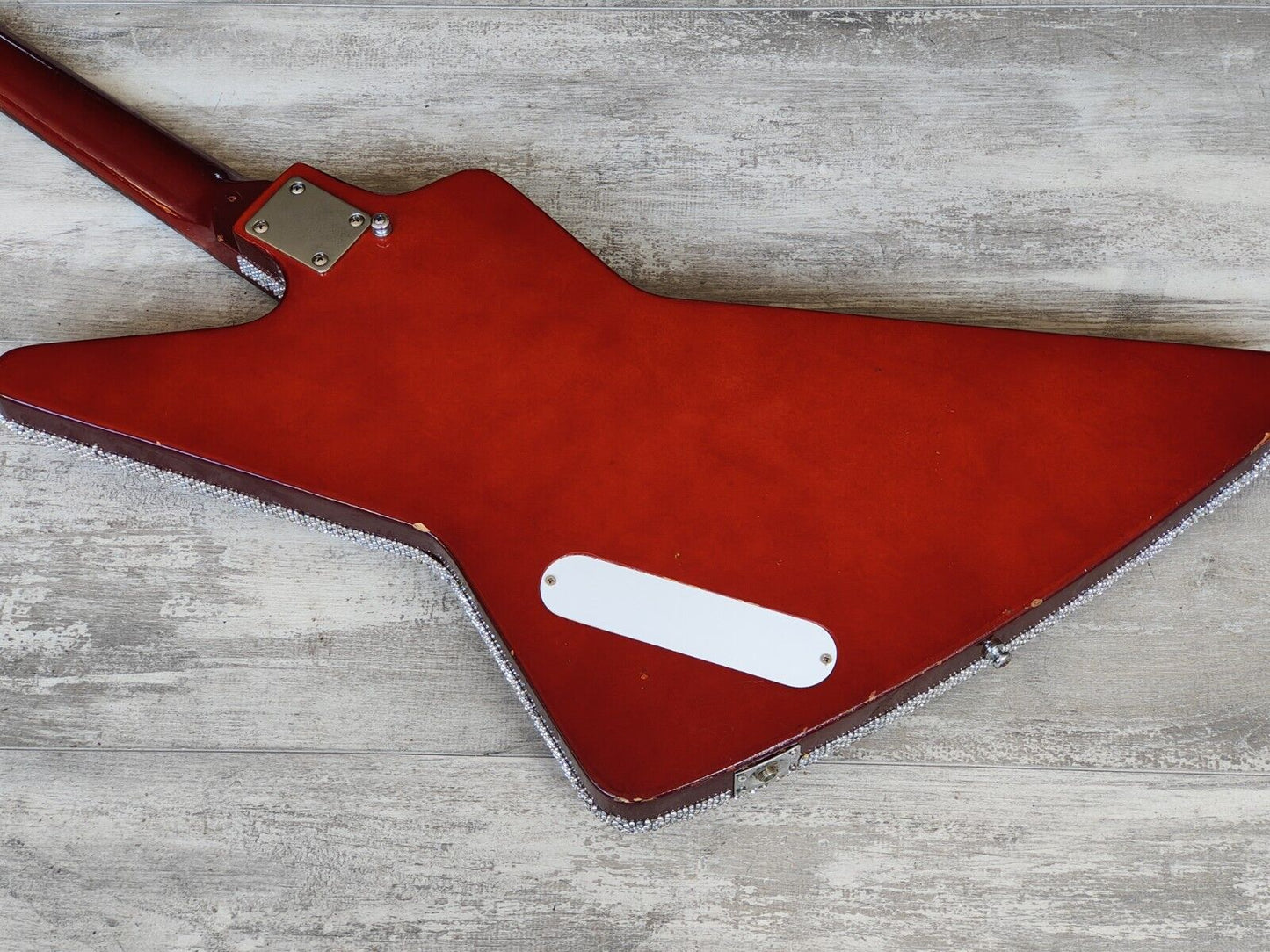 1970's Tomson Japan Explorer/Destroyer Electric Guitar (Sunburst)