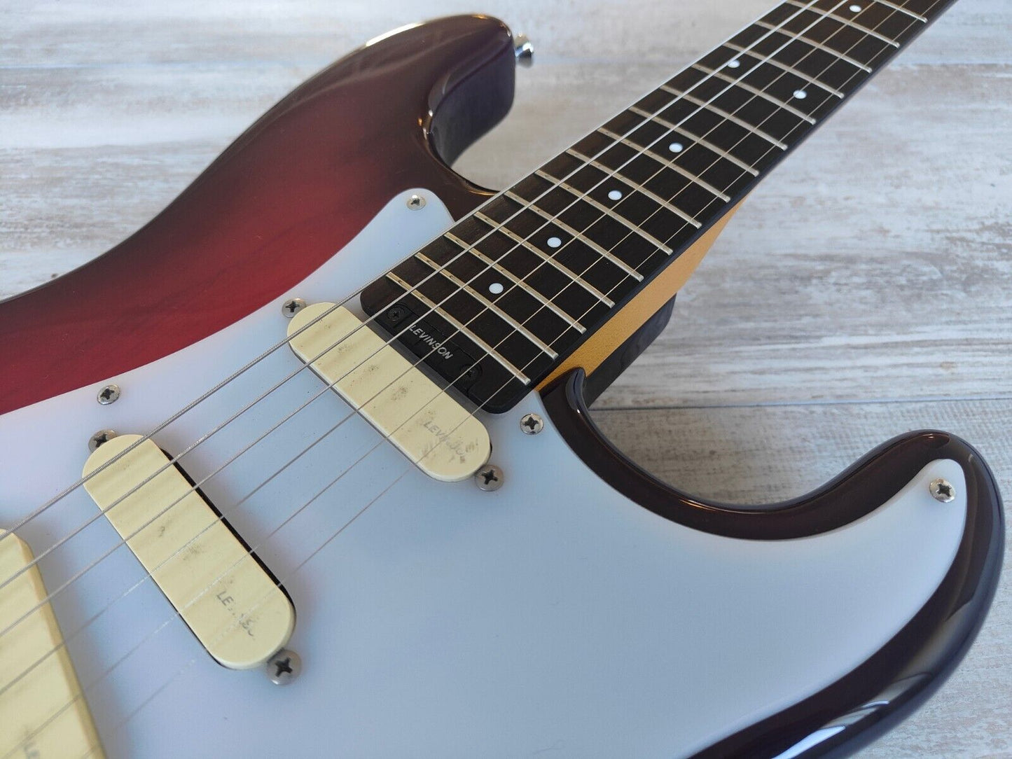 1991 Levinson Blade RH-4-EC HSS Passive Stratocaster (Misty Violet)