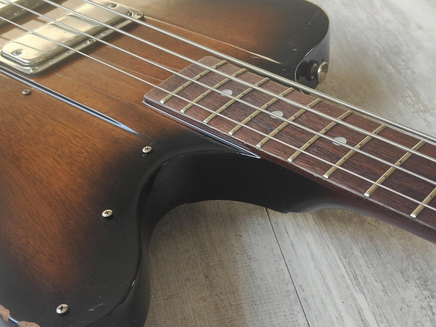 1989 Greco Japan TB-75 Thunderbird Bass (Brown Sunburst)