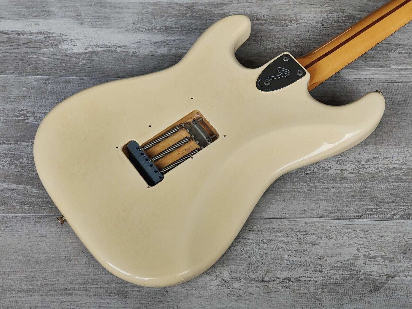 1986 Fender Japan ST72-65 '72 Reissue Blackmore Scalloped Stratocaster (White)