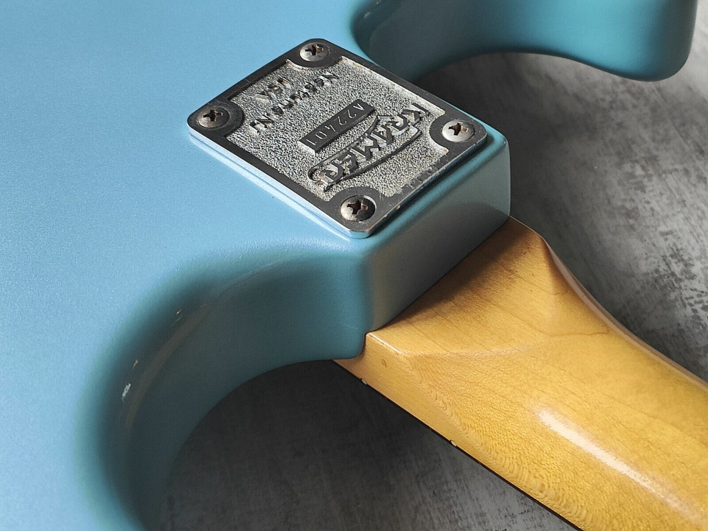 1986 Kramer Japan JK1000 HS Superstrat (Refinished Metallic Blue)