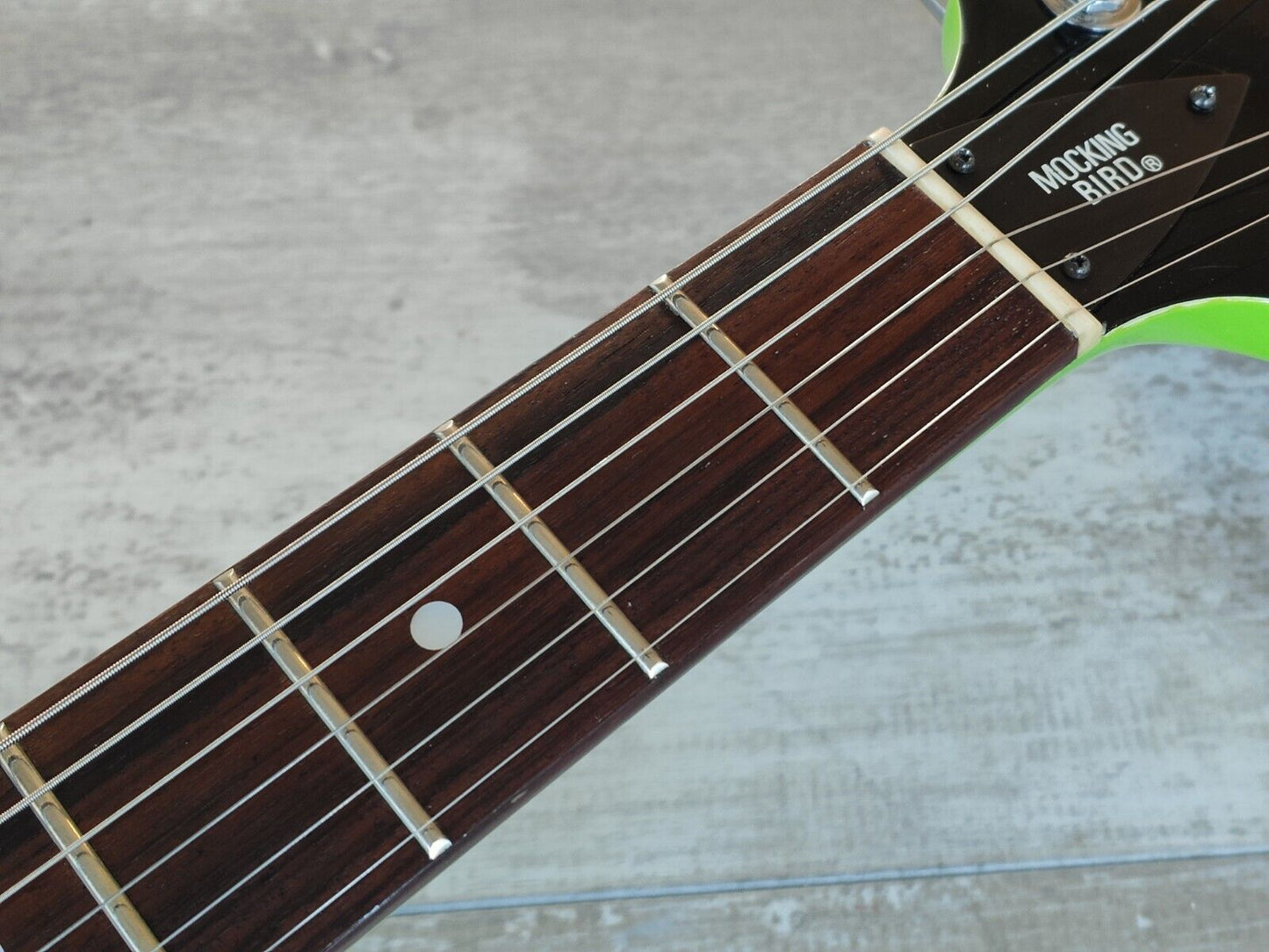 1985 BC Rich Japan NJ Series RMG-0 Mockingbird (Refinished Kermit Green)