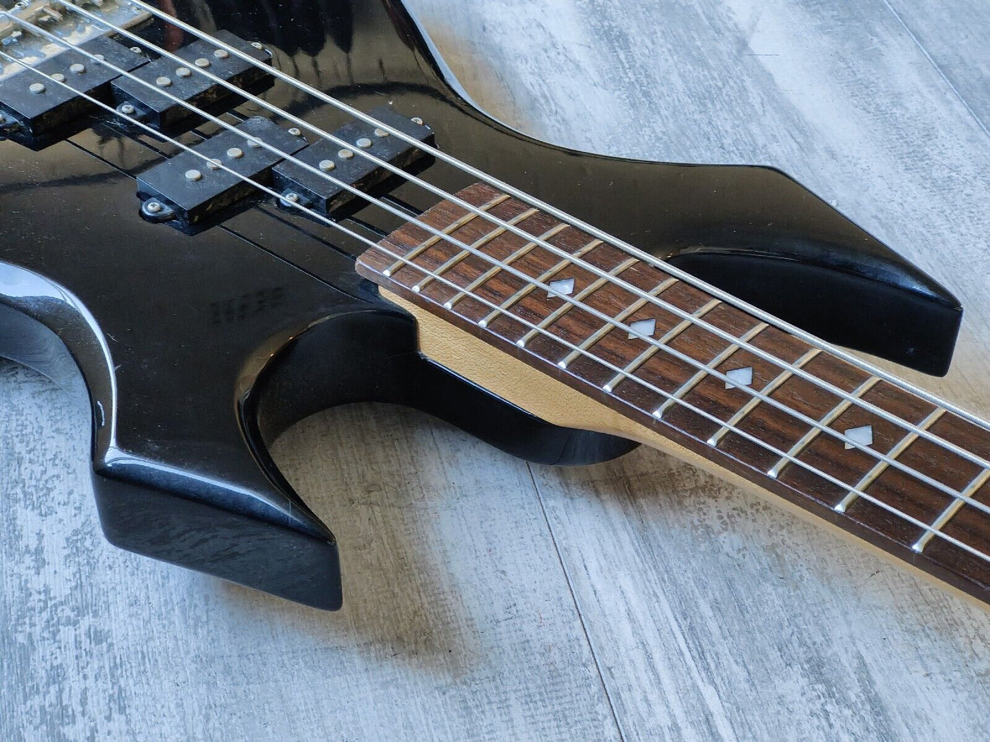 2000's BC Rich Warlock Bass (Black)