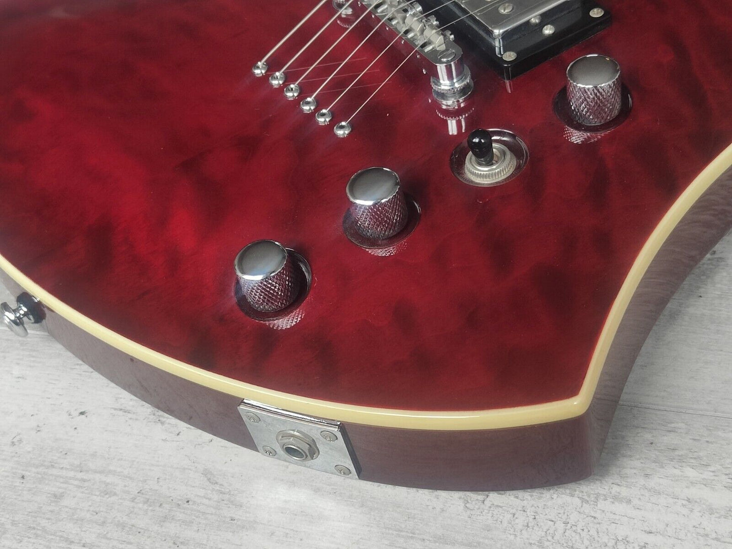 2001 BC Rich Masterpiece Mockingbird (Red Quilt)