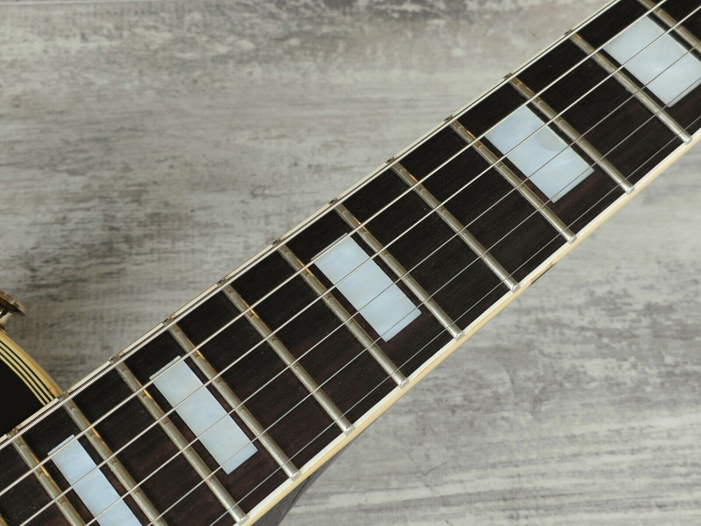 1995 Burny Japan RLC-105S Les Paul Custom "Pata" Model (Ebony)