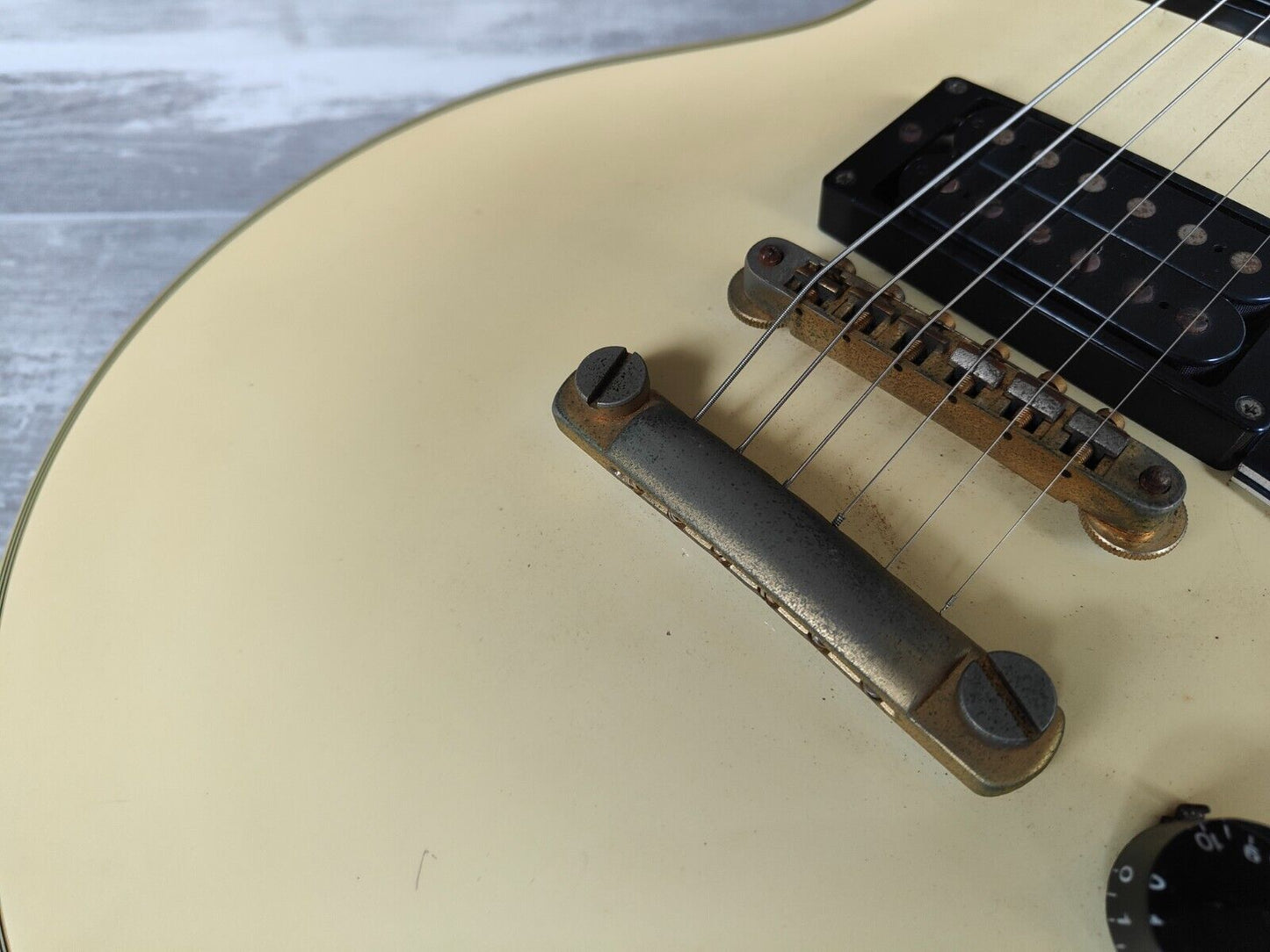 1989 Burny Japan RLC-60 Les Paul Custom (White)