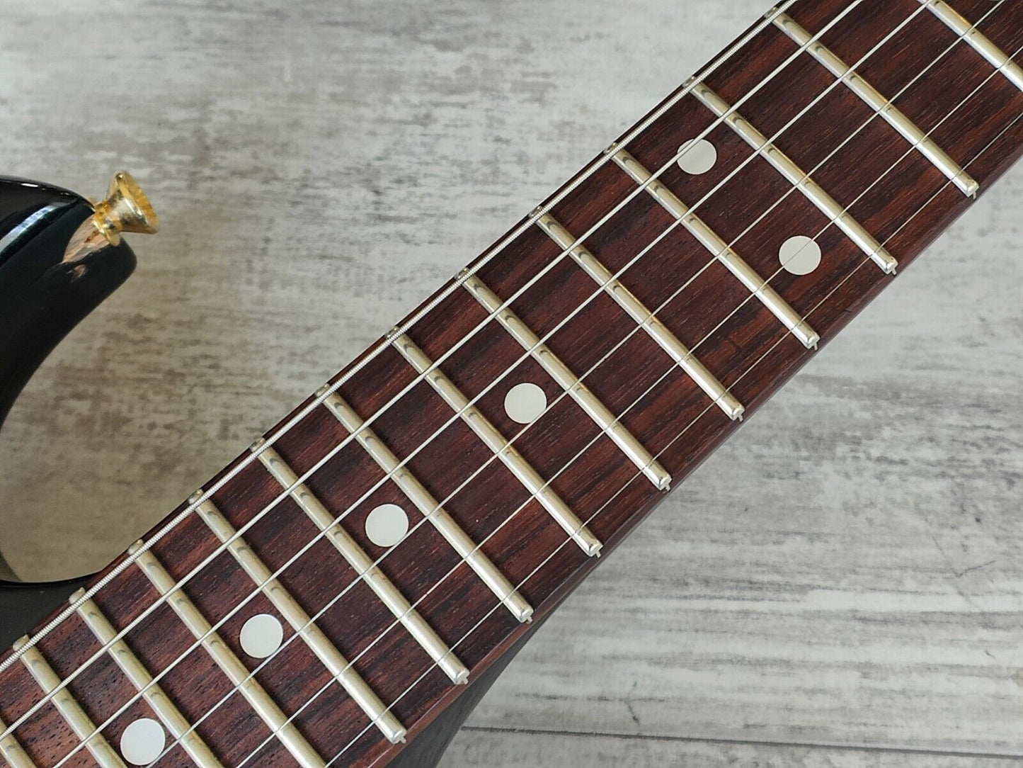 1981 Aria Pro II Japan CS-400 Cardinal Double Cutaway (Black)