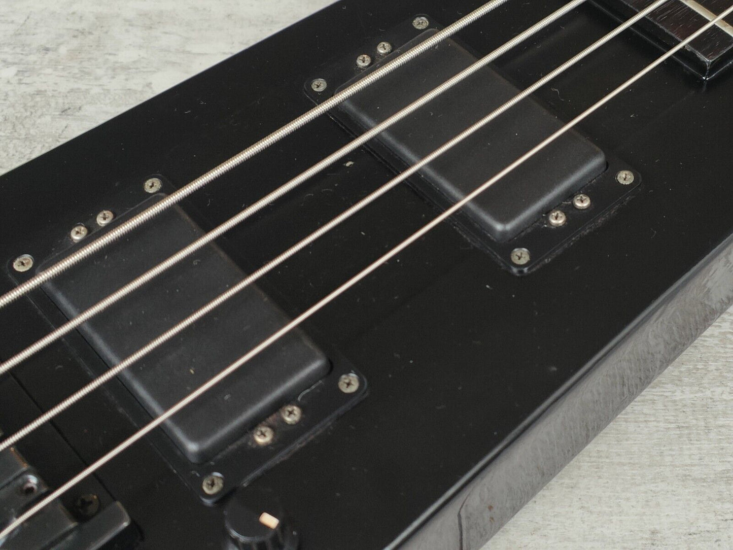 Unknown Hohner B2 Style Headless Bass Guitar (Black)