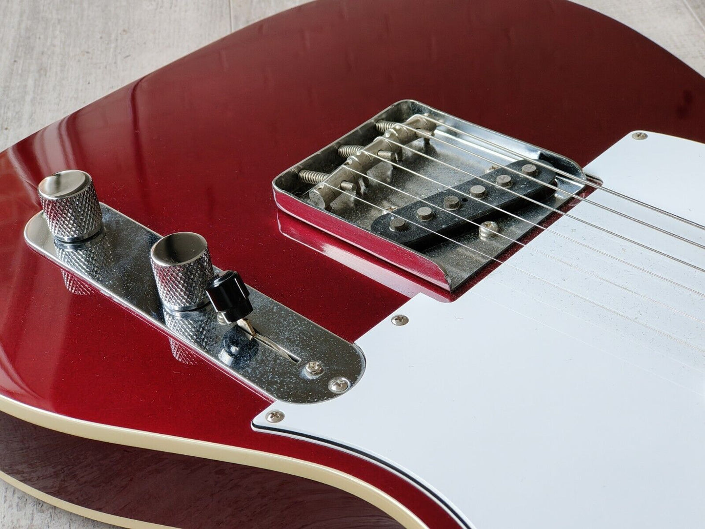 2017 Tokai Japan ATE106B Vintage Series Bound Telecaster (Candy Apple Red)
