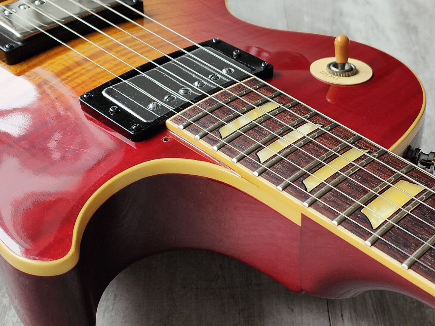 1997 Orville Japan (by Gibson) LPS-80F Les Paul Standard (Cherry Sunburst)