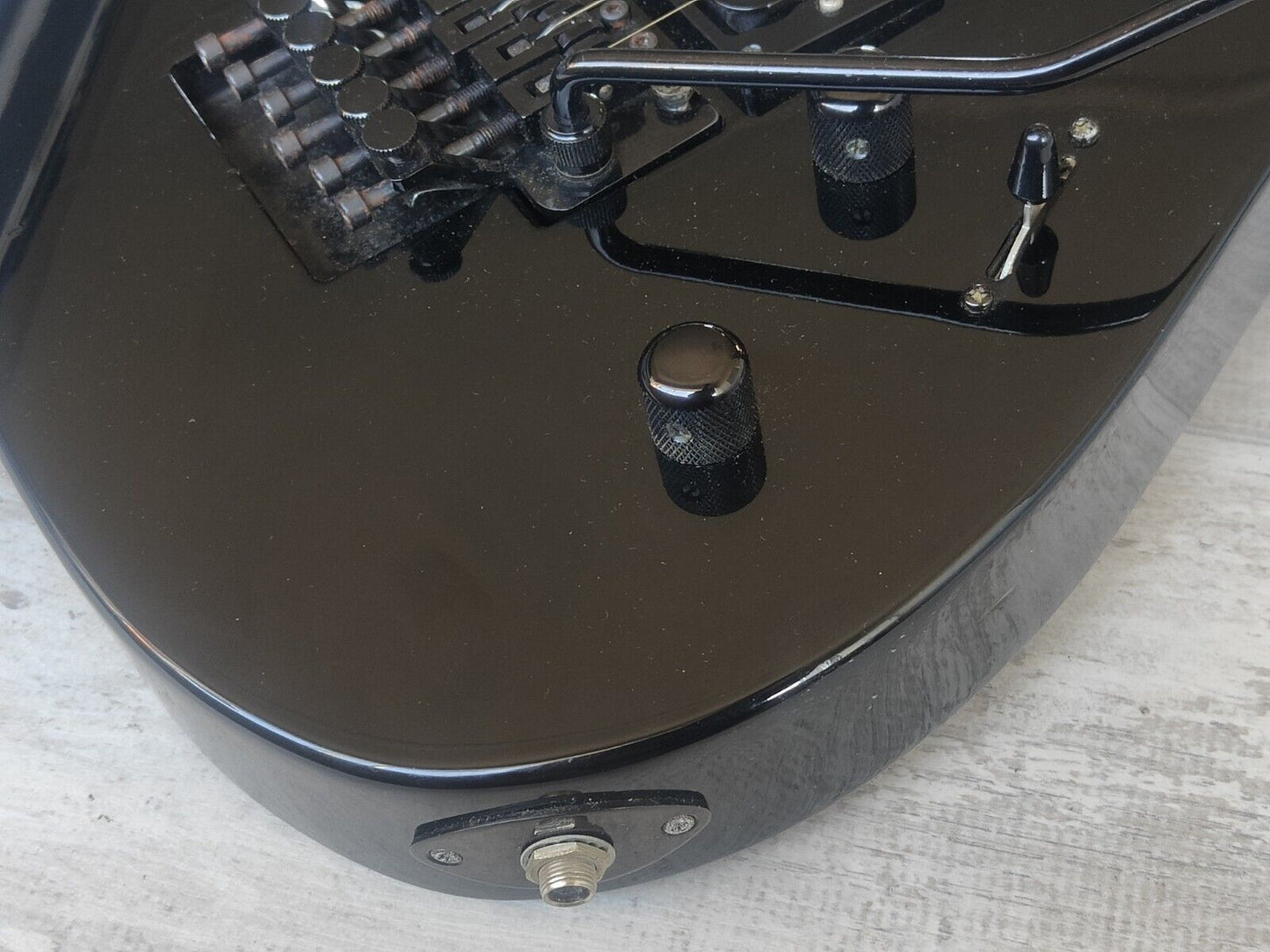 1995 Edwards Japan (by ESP) EMR-85 Mirage HH w/Floyd Rose (Black)