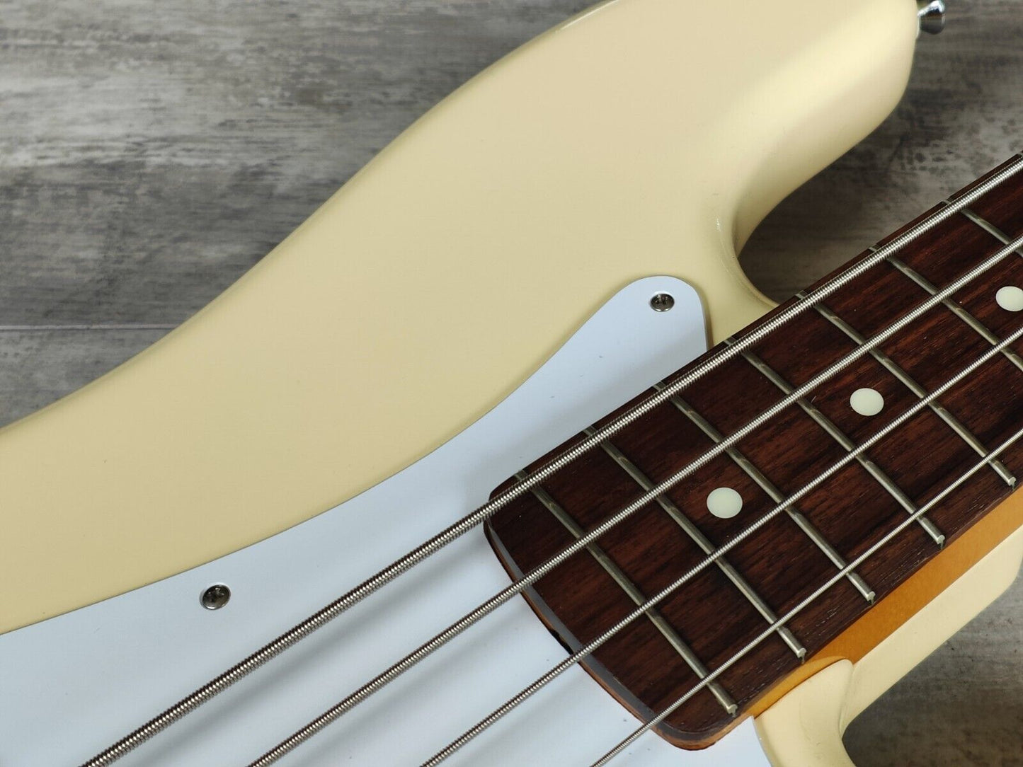 1993 Fender Japan PB62 '62 Reissue Precision Bass (Refinished Vintage White)
