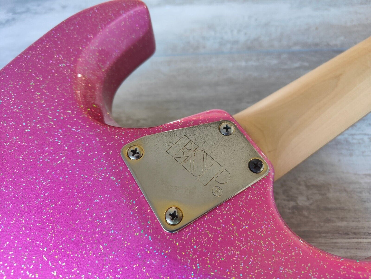 2016 Edwards (ESP Japan) E-SN-185TO Takayoshi Ohmura Stratocaster (Twinkle Pink)