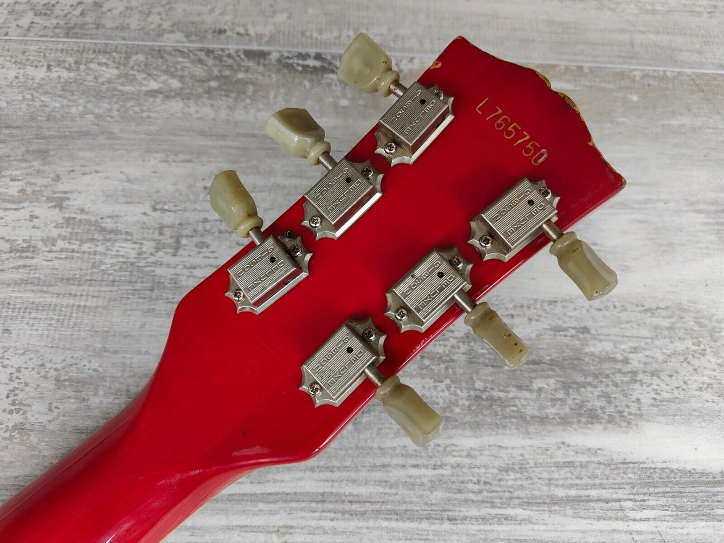 1976 Greco Japan EG-700 Les Paul Standard (Refinished Transparent Red)