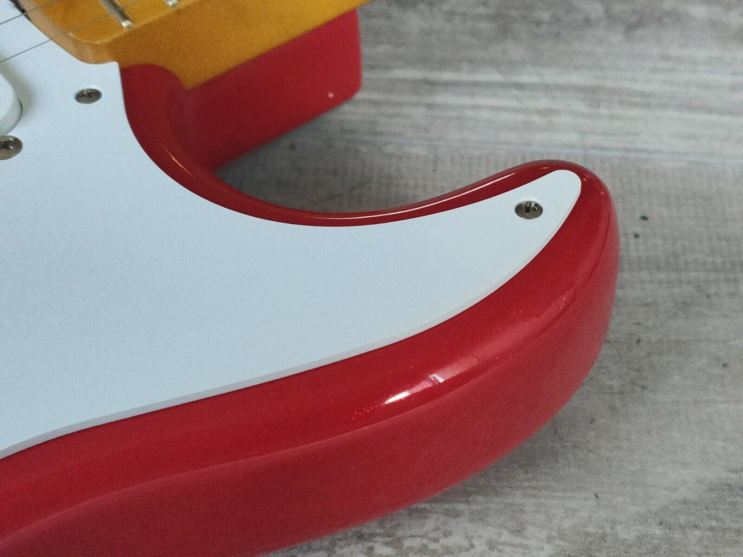 1990's Fender Japan '57 Reissue Stratocaster (Refinished Sparkle Red)