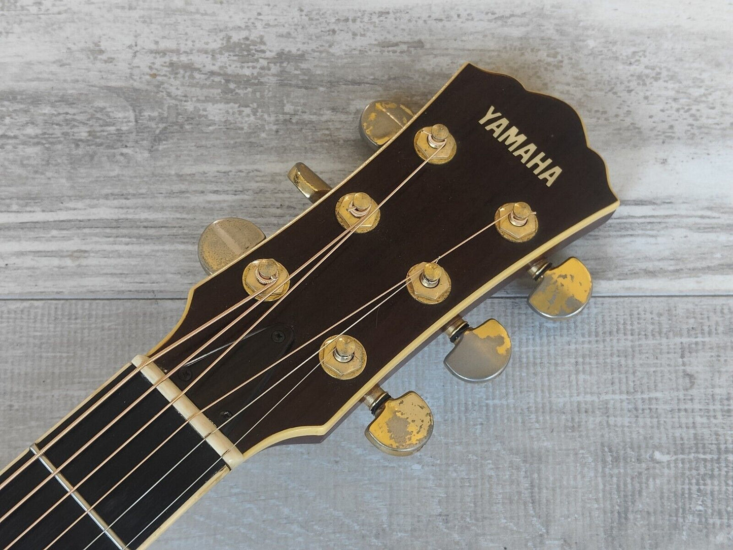 1983 Yamaha LA-37 Japanese Vintage Electric/Acoustic Guitar (Natural)