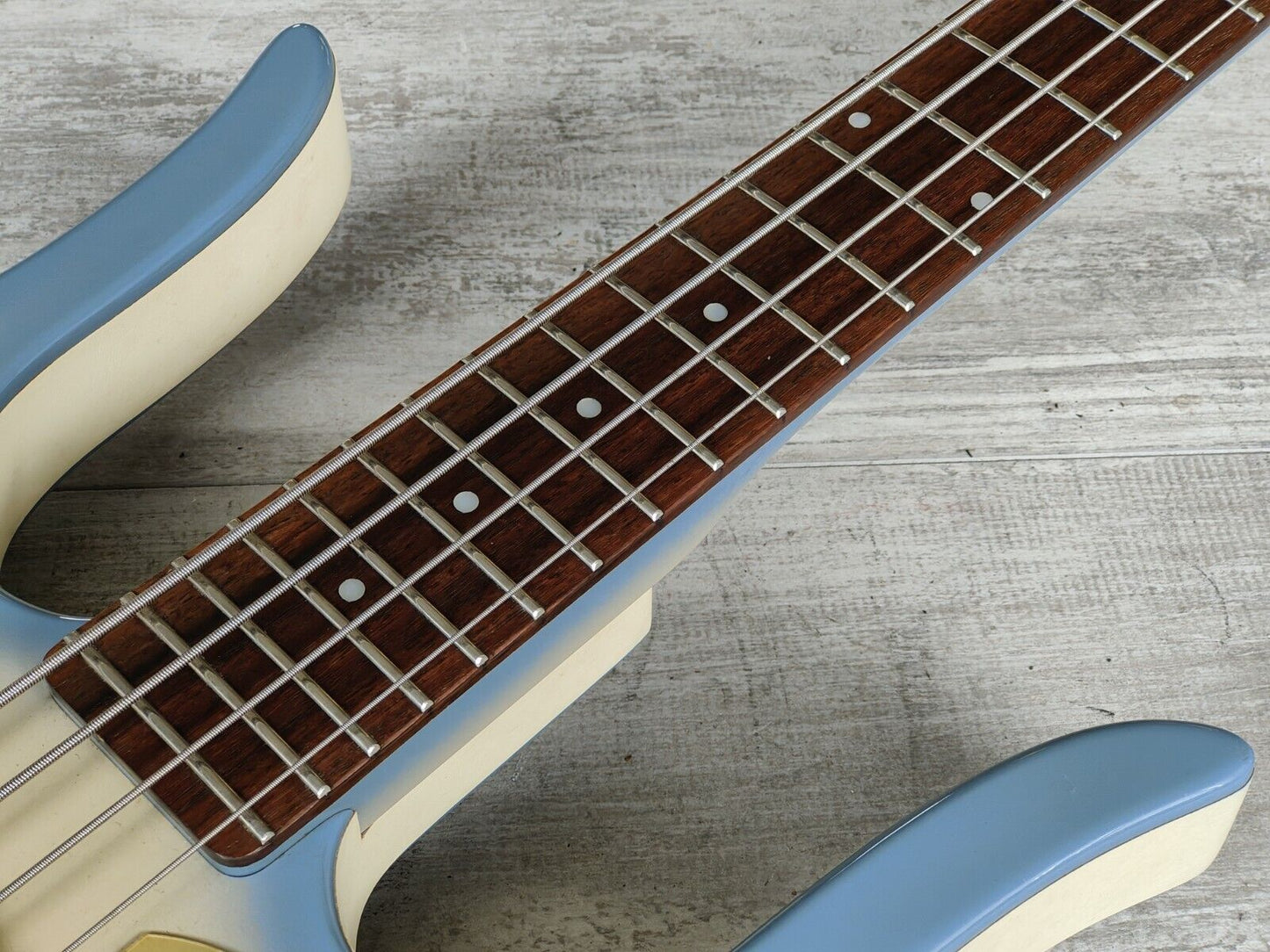 2001 Danelectro '58 Longhorn Bass - 1st Reissue (Blue Burst)