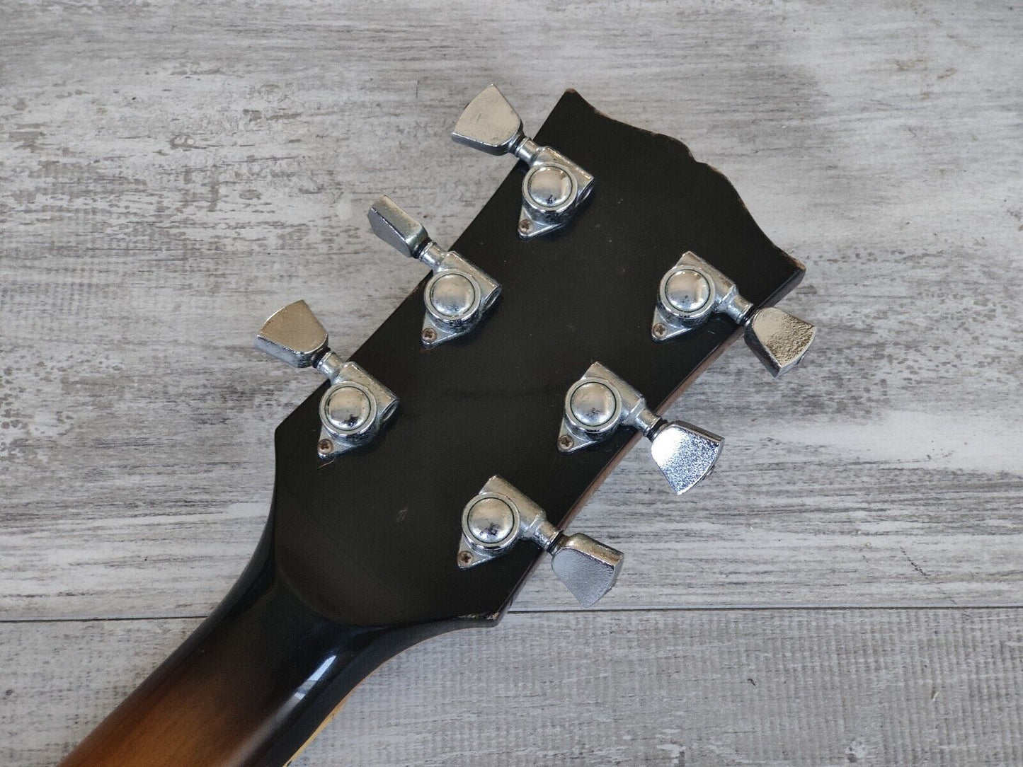 1976 Aria Pro II Japan Les Paul Custom (Transparent Red Top Refinish)