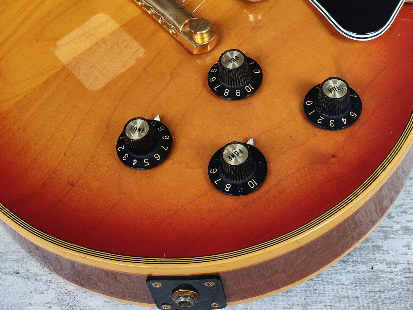 1975 Greco Japan EG-1000R Les Paul Custom w/Mick Harron Refret (Cherry Sunburst)