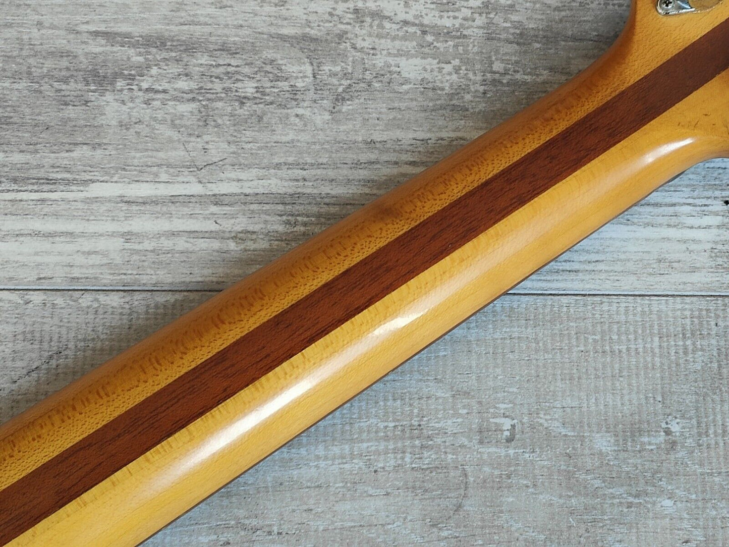 1990 Greco APB-1000 (Dan Armstrong/Ampeg) Lucite Double Cutaway Bass (Clear)