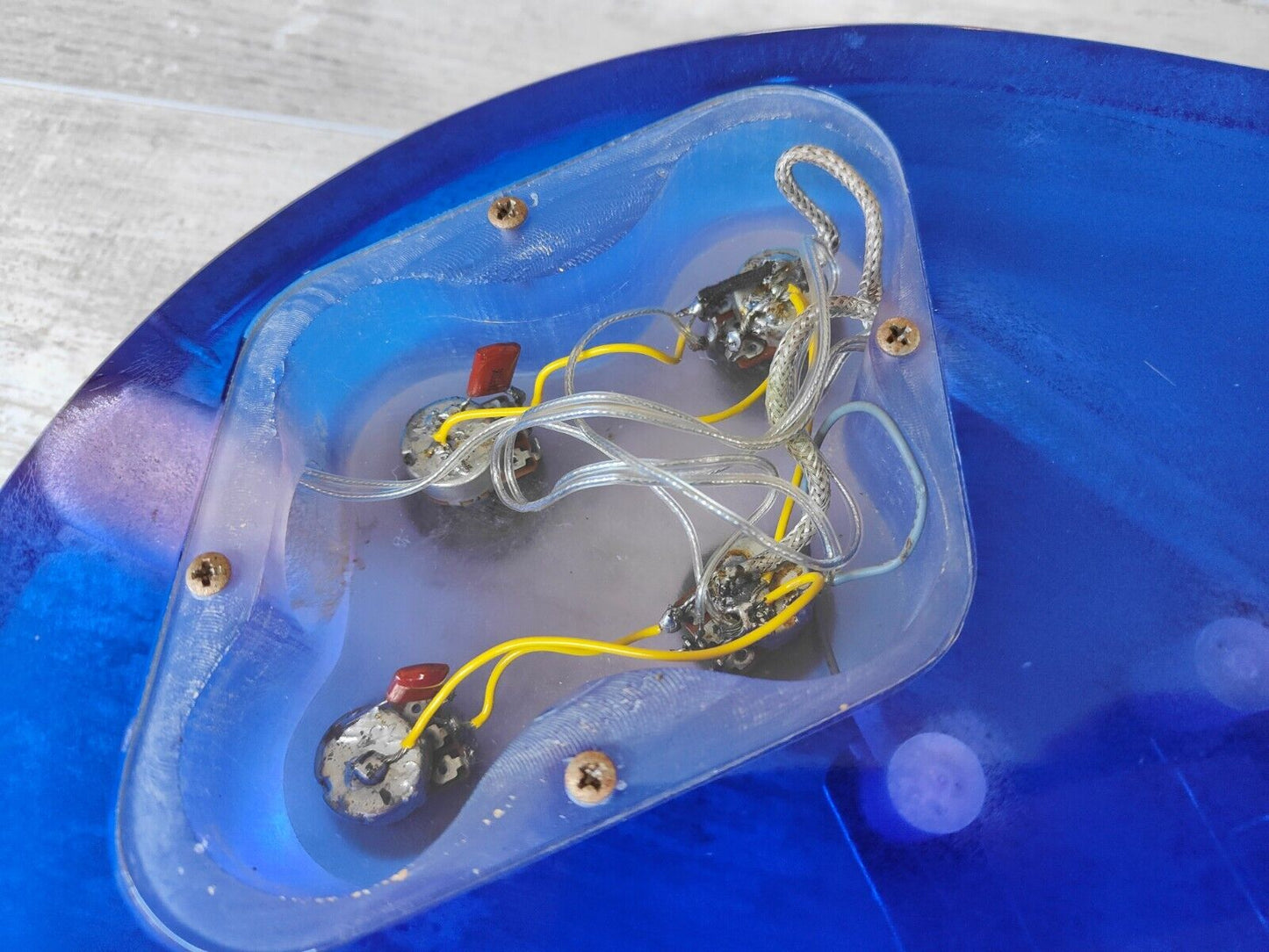 1990's Barclay Single Cutaway (Purple Lucite/Acrylic)